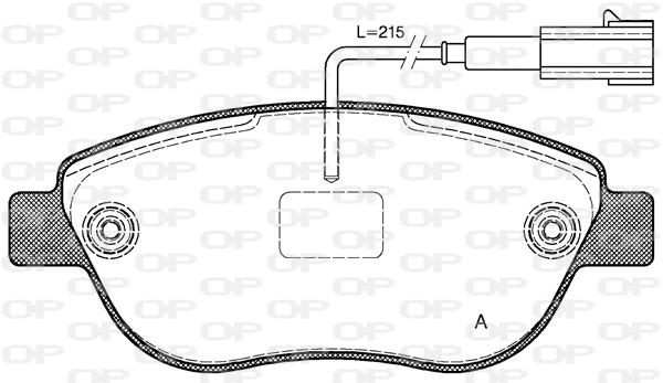 Brake Pad Set, disc brake (BPA0859.11)