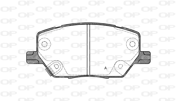 Brake Pad Set, disc brake (BPA1640.02)