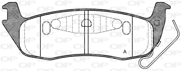 Brake Pad Set, disc brake (BPA1106.10)