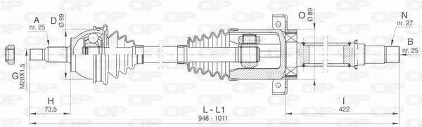 Drive Shaft (DRS6441.00)