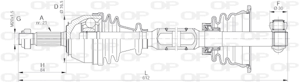Drive Shaft (DRS6010.00)