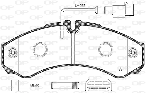 Brake Pad Set, disc brake (BPA0651.32)