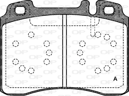 Brake Pad Set, disc brake (BPA0379.00)