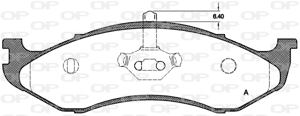 Brake Pad Set, disc brake (BPA0467.20)