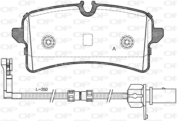 Brake Pad Set, disc brake (BPA1505.12)