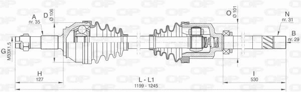 Drive Shaft (DRS6440.00)