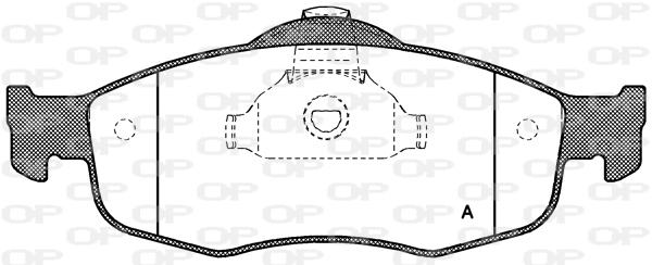 Brake Pad Set, disc brake (BPA0432.00)