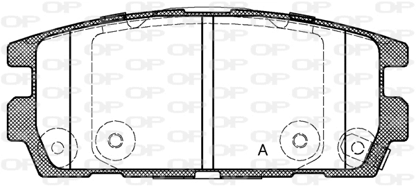 Brake Pad Set, disc brake (BPA0877.02)