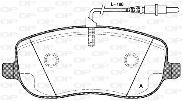 Brake Pad Set, disc brake (BPA0879.12)