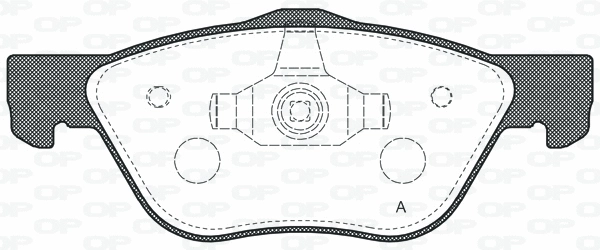 Brake Pad Set, disc brake (BPA0589.20)