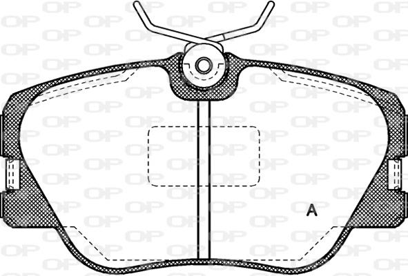 Brake Pad Set, disc brake (BPA0189.00)