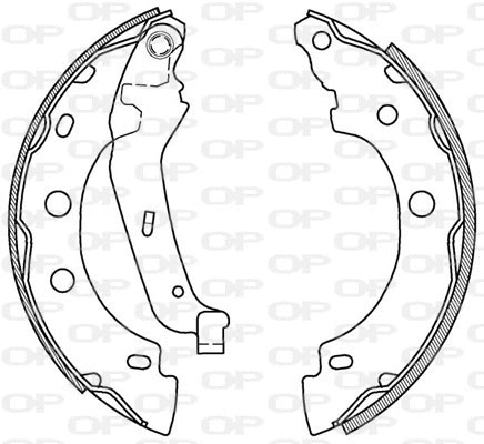 Brake Shoe Set (BSA2012.00)