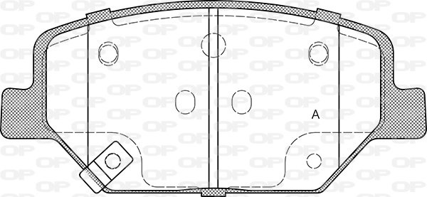 Brake Pad Set, disc brake (BPA1631.02)