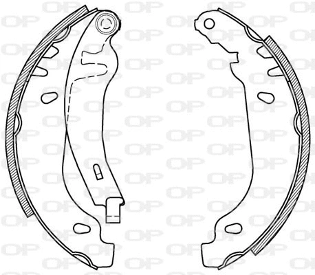 Brake Shoe Set (BSA2165.00)