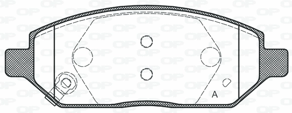 Brake Pad Set, disc brake (BPA1674.02)