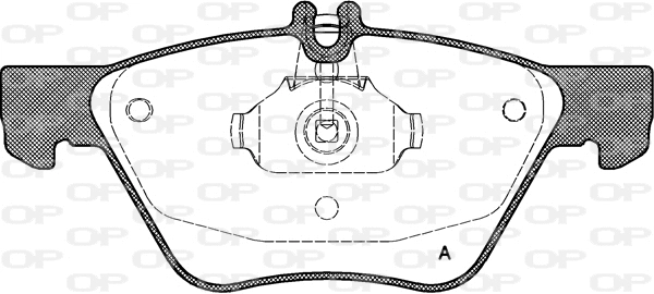Brake Pad Set, disc brake (BPA0601.00)