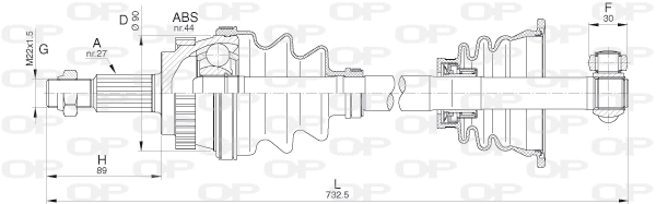 Drive Shaft (DRS6278.00)