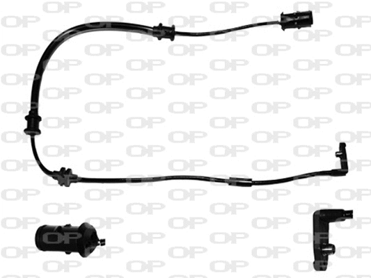 Warning Contact, brake pad wear (AK3059.00)