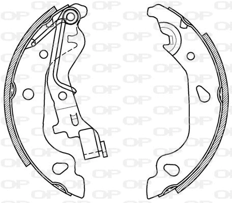 Brake Shoe Set (BSA2042.00)