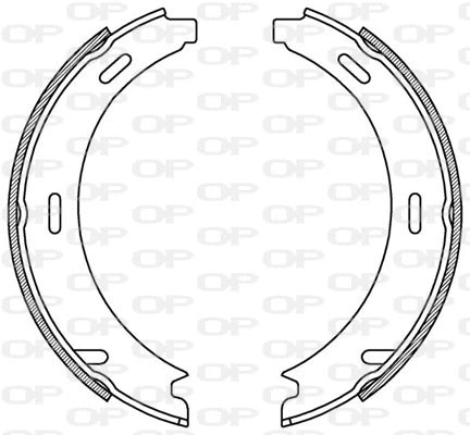 Brake Shoe Set (BSA2040.00)