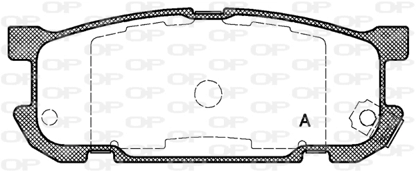 Brake Pad Set, disc brake (BPA0853.02)
