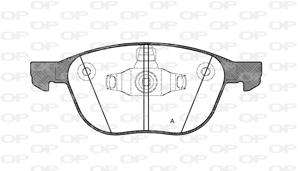 Brake Pad Set, disc brake (BPA1082.50)
