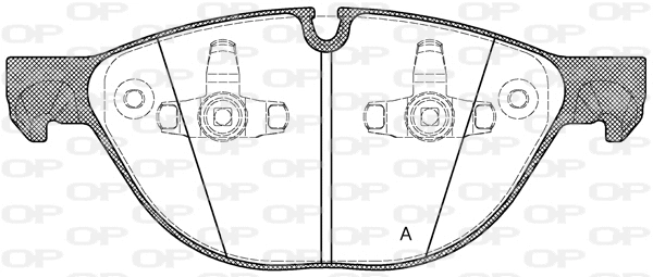 Brake Pad Set, disc brake (BPA1298.00)