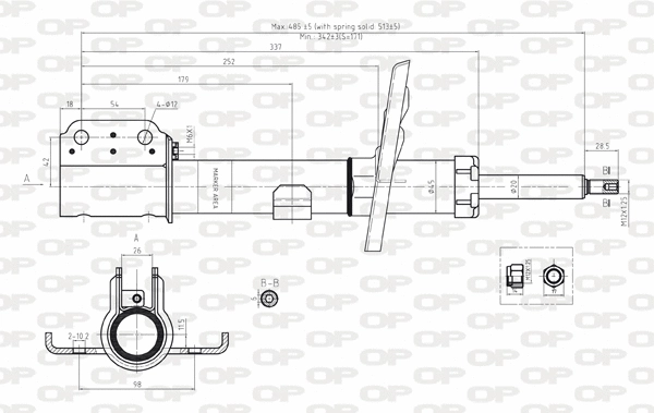 Shock Absorber (SAB8090.31)