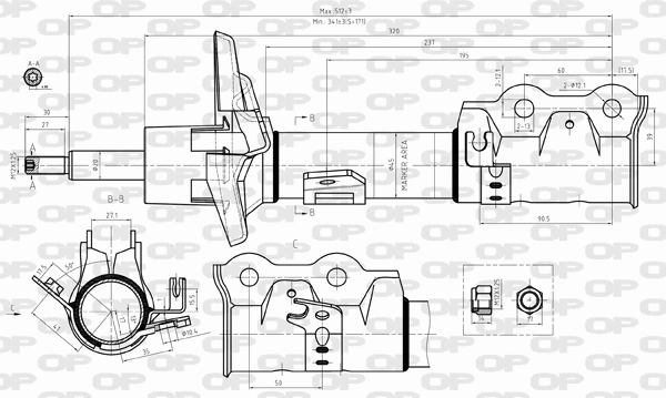 Shock Absorber (SAB8311.31)