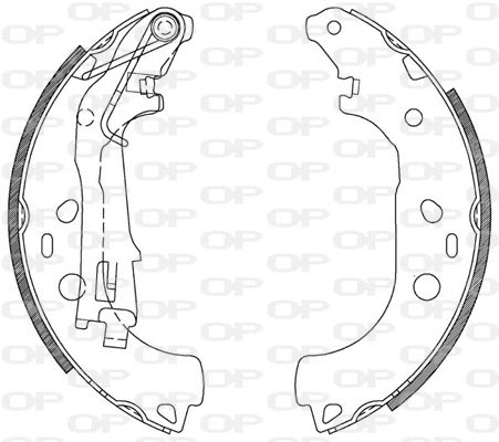 Brake Shoe Set (BSA2115.00)