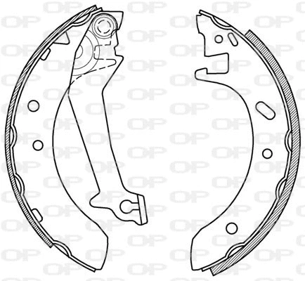 Brake Shoe Set (BSA2170.00)