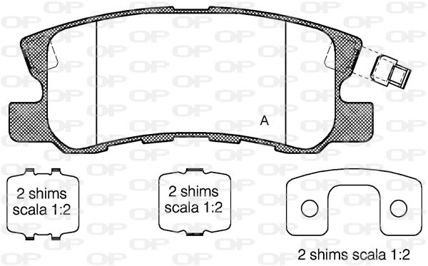 Brake Pad Set, disc brake (BPA0803.22)