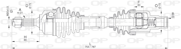 Drive Shaft (DRS6314.00)