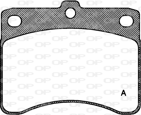 Brake Pad Set, disc brake (BPA0232.00)