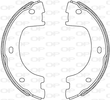 Brake Shoe Set (BSA2244.00)