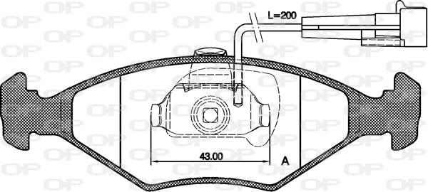 Brake Pad Set, disc brake (BPA0281.42)