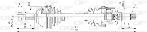 Drive Shaft (DRS6388.00)