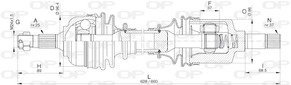 Drive Shaft (DRS6315.00)