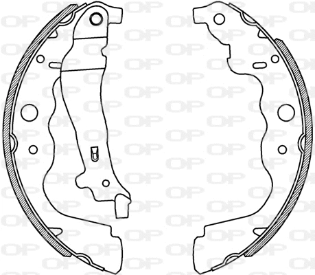 Brake Shoe Set (BSA2229.00)