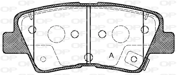 Brake Pad Set, disc brake (BPA1362.52)