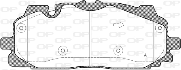 Brake Pad Set, disc brake (BPA1667.00)