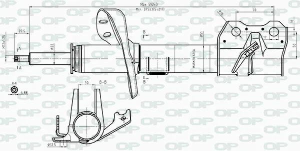 Shock Absorber (SAB8415.31)