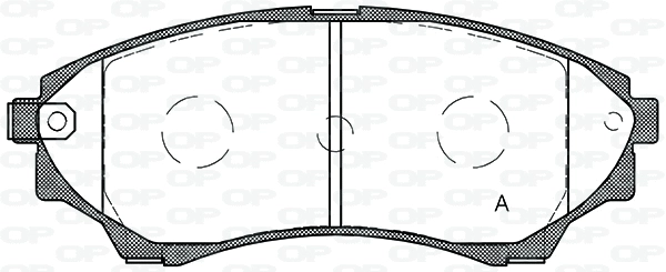 Brake Pad Set, disc brake (BPA1151.00)
