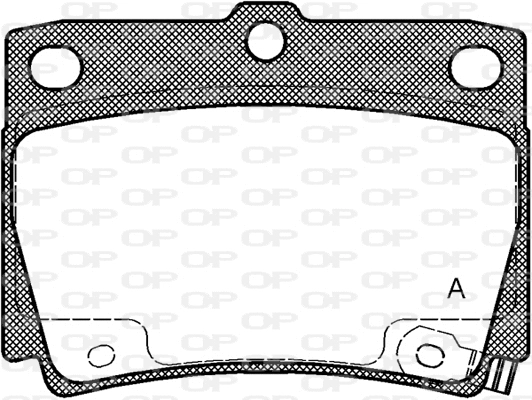 Brake Pad Set, disc brake (BPA0750.02)