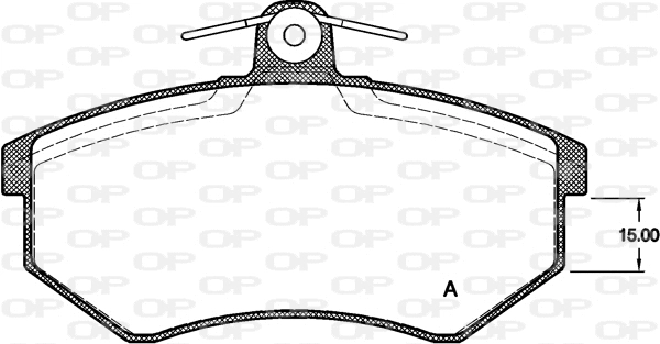 Brake Pad Set, disc brake (BPA0134.00)