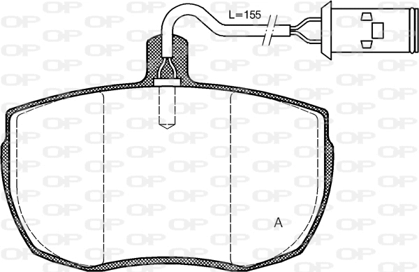 Brake Pad Set, disc brake (BPA0056.22)