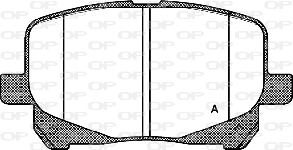 Brake Pad Set, disc brake (BPA0621.10)
