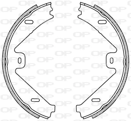 Brake Shoe Set (BSA2225.00)