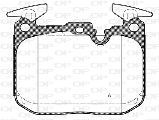 Brake Pad Set, disc brake (BPA1491.10)