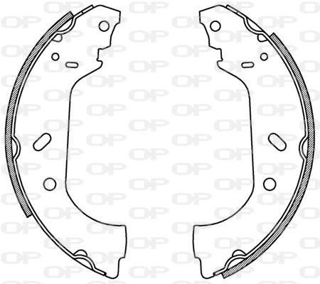 Brake Shoe Set (BSA2158.00)